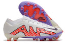 Chuteira Nike Air Zoom Mercurial Vapor 15 Elite Campo - Branco e Vermelho