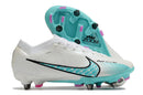 Chuteira Nike Mercurial Vapor 15 Elite SG Campo - Branco e Azul
