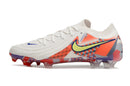 Chaussure de foot Nike Phantom GX 2 Elite FG blanche et rouge "Barna Pack"