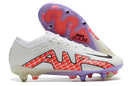 Chuteira Nike Mercurial Vapor 15 Elite SG Campo - Branco e Vermelho