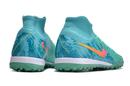 Chaussure de foot Nike Phantom Luna Elite TF Bleu et Vert "Vortex Pack"