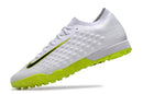 Chaussure de foot Society Nike Phantom Ultra Venom Elite TF Blanche et Verte