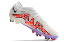 Chuteira Nike Mercurial Vapor 15 Elite SG Campo - Branca e Vermelha