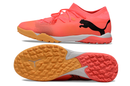 Chaussure de foot Society Puma Future 7 TF Rose et Jaune