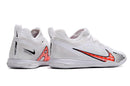 Chuteira Nike Air Zoom Mercurial Vapor 15 Pro Futsal - Branco e Laranja