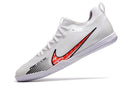 Chuteira Nike Air Zoom Mercurial Vapor 15 Pro Futsal - Branco e Laranja