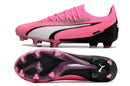 Chaussure de football Puma Ultra Ultimate FG rose et noire "Phenomenal Pack"