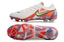 Chaussure de foot Nike Phantom GX 2 Elite FG blanche et rouge "Barna Pack"