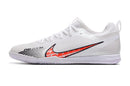 Chuteira Nike Air Zoom Mercurial Vapor 15 Pro Futsal - Branco e Laranja