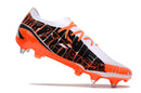 Chuteira Campo Adidas X Speedportal Messi.1 Ponta de Aluminio Branca e Laranja "Balon te Adoro Pack"