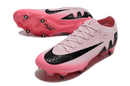 Chaussure de football Nike Air Zoom Mercurial Vapor 15 Elite, semelle mixte, rose et noire, "Mad Brilliance Pack"