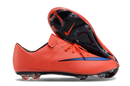 Chuteira Campo Nike Retrô Mercurial Vapor 10 FG Laranja e Azul